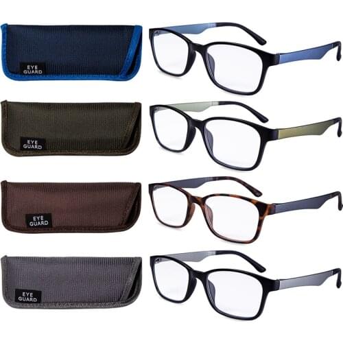 EYEGUARD Square Reader Business Style Light Reading Glasses For Men