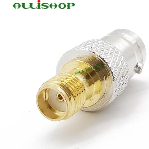 SMA Female to BNC Female Jack Connector RF Coaxial Coax Adapter BNC Connector for Baofeng Wifi Radio Antenna