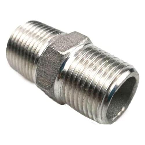 3/8 Inch BSP Stainless Hex Nipple