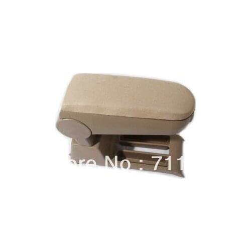 Cloth Center Console Armrest For Volkswagen VW Polo 9N 9N3 Beige Color