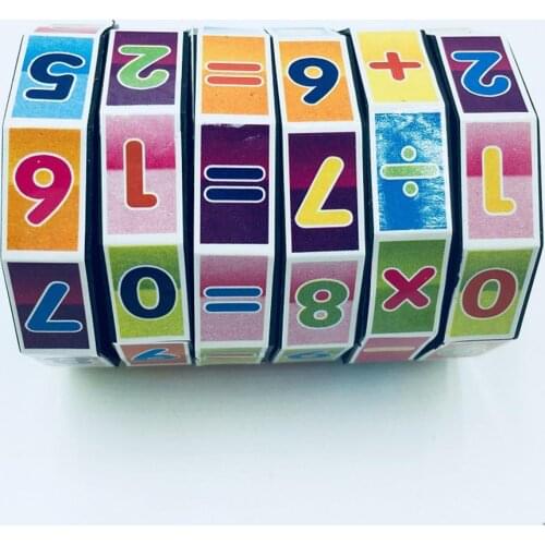 Magic Colorful Cubes Cylinder Montessori Puzzle Math Learning Early Educational Game Kids Toy Gift For Children kids birthday
