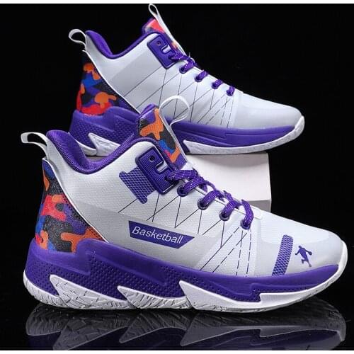 High quality Basketball Shoes Men Breathable Platform Sneakers Men Street Basketball Culture Professional Fashion Sports Shoes