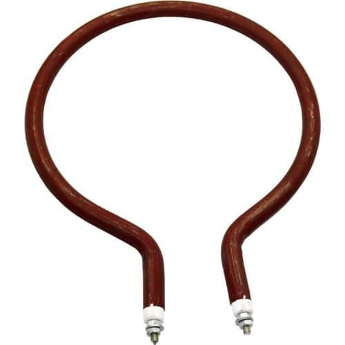 200W/300W Round Shaped Incubator Heating Pipe Small Incubator Heating Accessories Electric Metal Heater Heating System Fittings