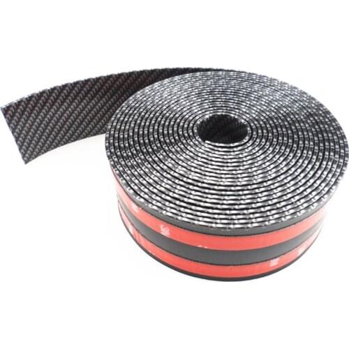 Car sticker carbon fiber rubber molding threshold protector for Chery Tiggo Fulwin A1 A3 QQ E3 E5 G5 V5/EMGRAND EC7 EC7-RV EC8