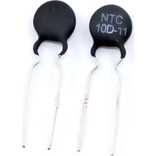 Free shipping 10PCS NTC10D-11 10D-11 10D11 Resistor Thermistor 10D - 11 thermistor DIP2 %100 NEW