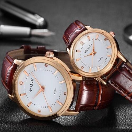 Fashion Lovers Watches Brand Luxury Minimalist Watch leather strap belt Waterproof Couple Watch relogio masculino