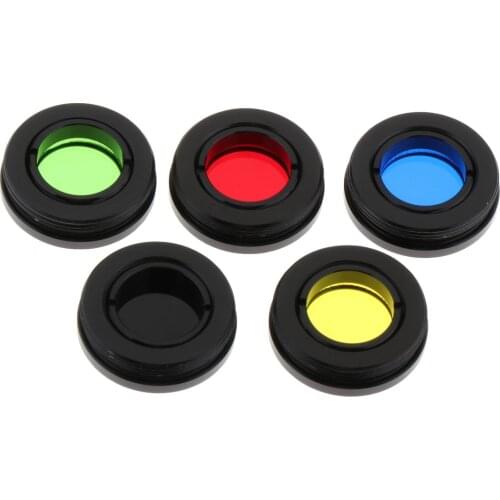 5 Colors Telescope Lens Filter,0.96"/24.13mm Telescope Eyepiece Lens Color