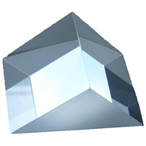 20x20x200mm coated isosceles right angle 90 degree triangular prism, image measuring prism, 45 degree K9 prism