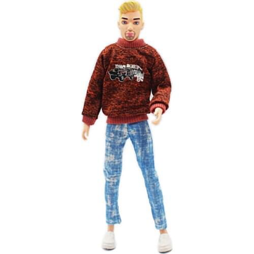 Newest Fashion Handmade Male Dolls Ken 30CM Clothes For Barbie Boy Friends Kids Toys Best Birthday Christmas Present Gifts Girls