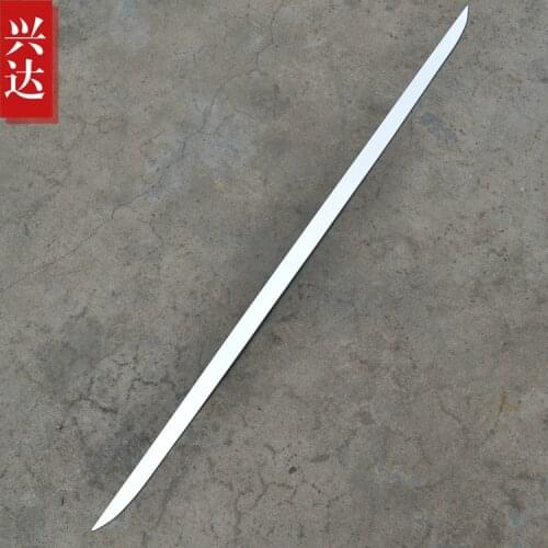 Tailgate Rear Door Bottom Cover Molding Trim Stainless Steel back door trim car Accessories For SUZUKI SX4 S-CROSS 2014---2018