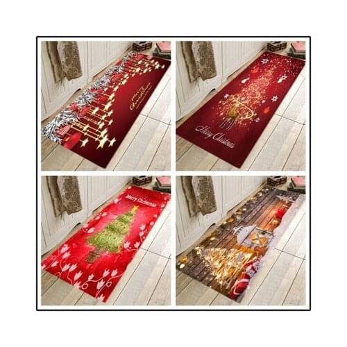 New foreign trade Christmas home bedroom front long non-slip mat carpet