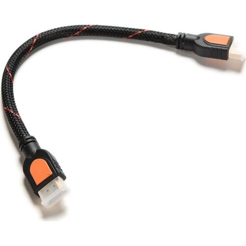 JETTING New MI Male to Male Adapter Braid Cord 1FT MI v1.4 1080P Video Cable Connector Converter For DVD PS3 BluRay TV