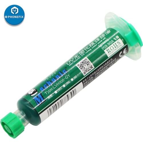 MECHANIC Green Solder Paste Flux UV Light Curing BGA Solder Mask Welding Oil Paint for iPhone Repair Prevent Corrosive Arcing