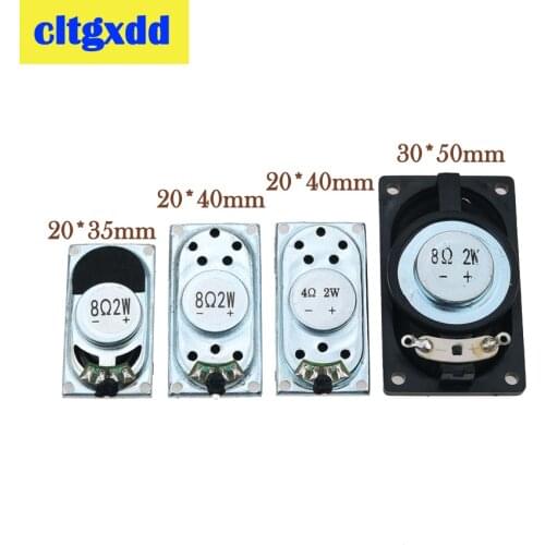 Cltgxdd Mini Audio Portable Speakers 2035 2040 3050 8 Ohm 8R 4R 2W Notebook Speaker Square DIY Computer Speaker