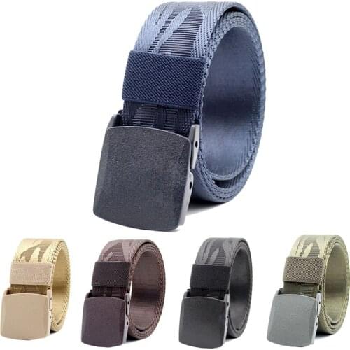 Tactical Belt Men Nylon Military Army Combat Belts Equipment Men Wowen Plastic Automatic Buckle Luxury Jeans Waist Belt