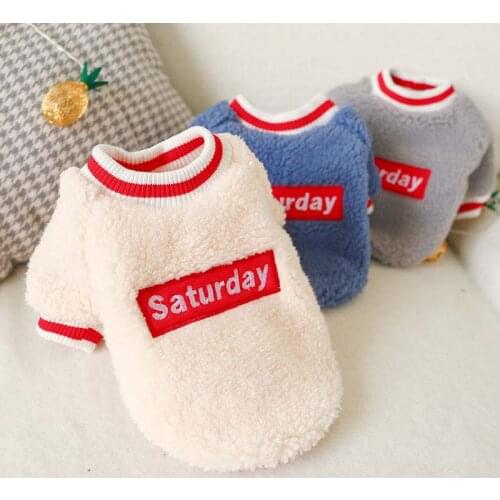 Warm Pug Dog Clothes Cashmere Pet Dog Coat Jacket Winter Puppy Outfit Chihuahua Yorkie Pet Clothes for Dogs Costume Ropa Perro