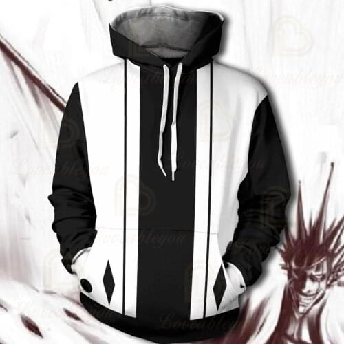 Men and Women Hoodies Anime Bleach Hoodie Sweatshirt Ichigo Kurosaki Cosplay Costumes Rukia Harajuku Streetwear