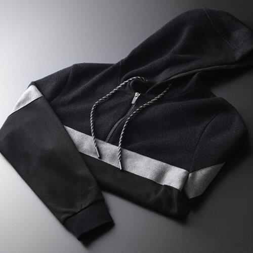 Hooded Sweatshirts Luxury Autumn And Winter Half Zipper Thick Plus Size 3XL 4XL Slim Fit Mens Hoodies