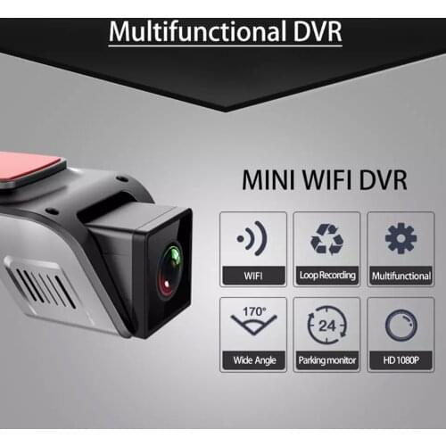 1080P USB Car DVR WIFI Connection Dash cam 170° Wide Angle Camera Video Night Version Loop Recording Recorder Registrator