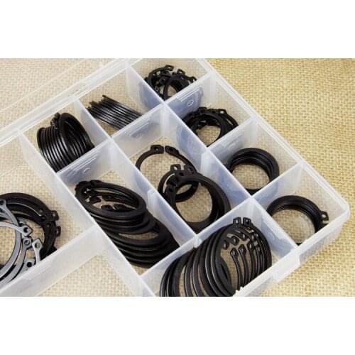 110Pcs 26mm - 48mm Steel External Circlip Retaining Ring Snap Ring Assortment Kit