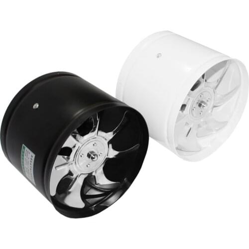 6/8Inch Duct Pipe Fan Air Ventilator Metal Pipe Ventilation Exhaust Fan Mini Extractor Bathroom Toilet Wall Fans Duct Fan