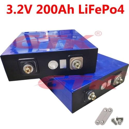 8pcs large capacity Great lifepo4 battery 3.2v 200ah lithium bateria for Electric bike diy 12v battery pack solar power vehicle
