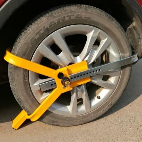 Car Tire Lock Claw Parking Locks Anti Theft Wheel Lock Clamp for RV Boat Trailer Fit R13 R14 R15