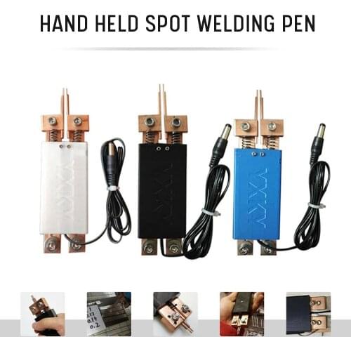 DIY Spot Welding Pen Manual Hand Held Integrated Welding Machine Self-trigger Built-in Switch Spot for 18650 Battery Spot Welder