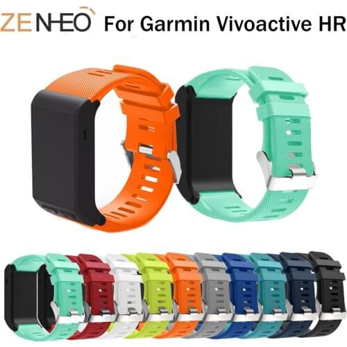 For Garmin vivoactive HR Smart Accessories Replacement Sports Silicone Bracelet Strap Band For Garmin vivoactive HR Wristband