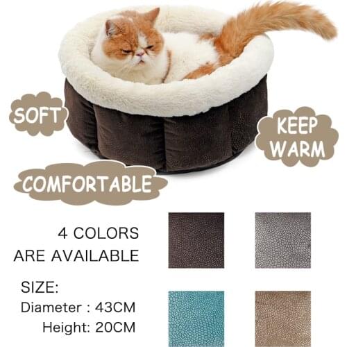 Cat Dog House Winter Dog Bed Puppy Nest Cat Sofa Super Soft Material Cat Bed Kitten Puppies Dog Products House for Animals