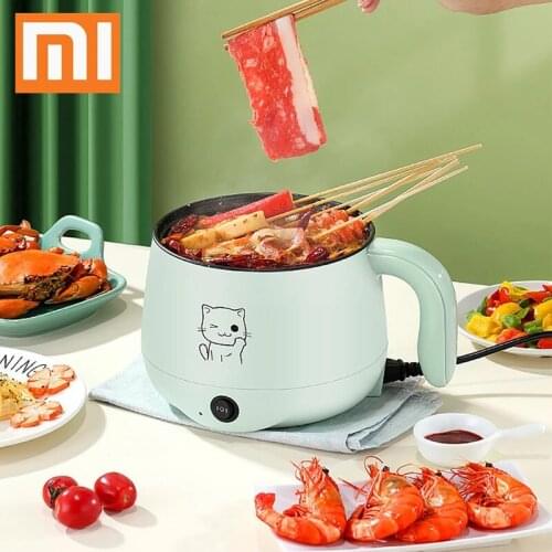 Xiaomi 220V Electric Cooking Machine Household Small Hot Pot Single/Double Layer Multifunctional Electric Rice Cooker Non-stick
