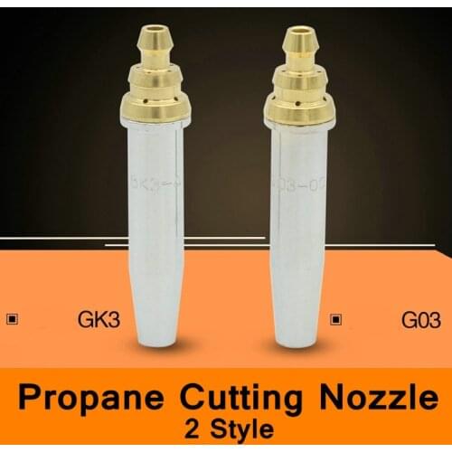 G03 GK3 Oxy Propane Isobaric Cutting Nozzle for Gas Machine Split Type CNC Flame Cutting Machine Brass With & Without Steel Core