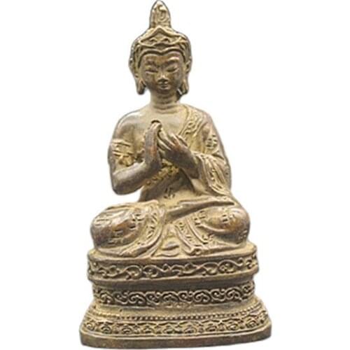 Chinese Tibet Buddha Bronze Statue Buddha Of Nepal Old Copper Guanyin Statue