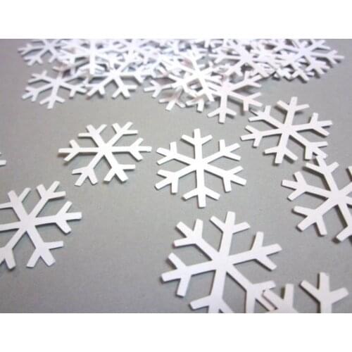 Snowflake Confetti, Winter Onederland, Winter Party Decor, White favors