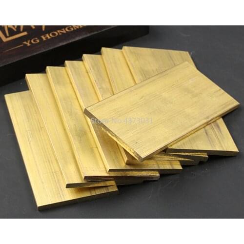 Brass Copper Plate Sheet DIY Handmade material DIY Laser Cutting CNC Frame Model Mould material