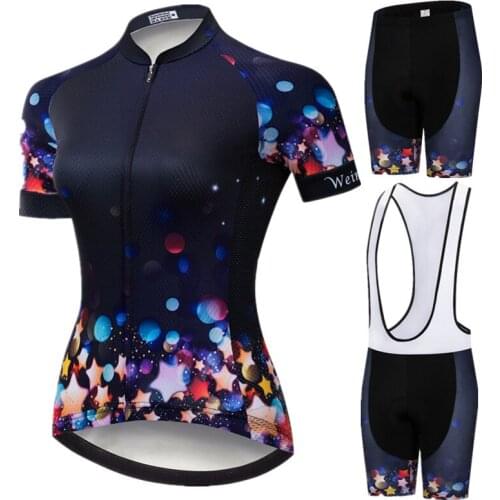 Weimostar Summer Cycling Jersey Set 2021 Pro Team Bike Cycling Clothing Women Ropa Ciclismo Mujer Racing Sport Bicycle Clothes