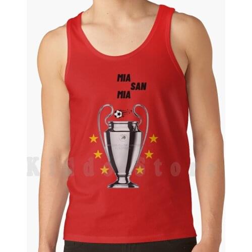 Fans Tank Tops Vest 100% Cotton Football Baviere Lewandowski Munchen Deutschland Germany
