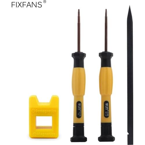 FIXFANS 4Pcs Repair Tool Kit, 5-Point Star 1.2mm Pentalobe P5 + Torx T5 Screwdriver for MacBook Air Pro with Retina Display