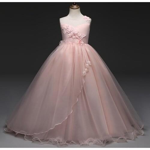 New Girls First Holy Communion Dresses for Girls Flower Girl Dress 6-14 yrs Teen Kids Ball Gowns Wedding Party Children Clothes