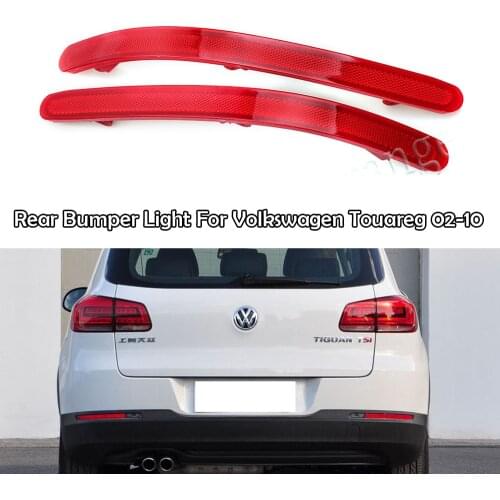 MZORANGE Rear Bumper Reflector Light For Volkswagen For VW Touareg 02-10 Brake Lamps Decorative Lights No Light bulbs for car