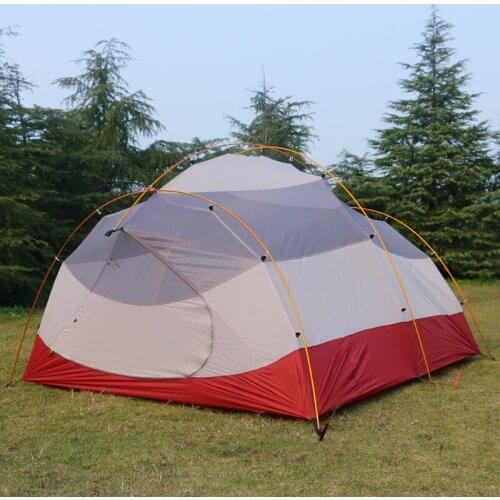 Hillman Cloud4 20D 360T Nylon 4 Person Ultralight Aluminum Pole Tent Outdoor Camping With Floor Mat Waterproof Hiking