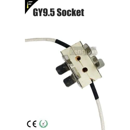 Socket Base GY9.5 Holder For 230V MSD 150/ 250/300W 500/700/1000W Lamp Foot Universal Studio TV Light Bulb GX9.5 Lamp Base Type