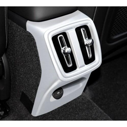 Fit for Volvo xc40 rear outlet air conditioning panel frame refitting interior decoration products armrest box anti kick panel
