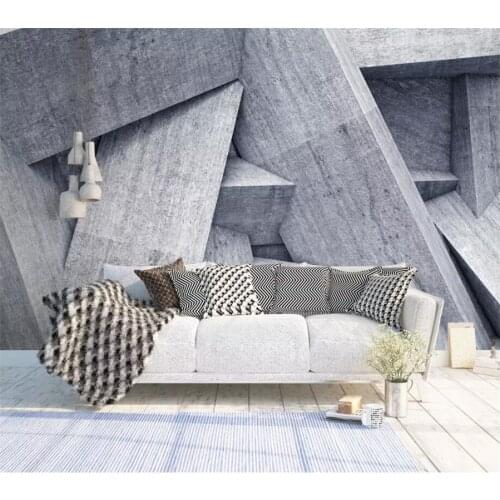 Wellyu Custom wallpaper 3d photo murals stereo abstract gray future space TV background wall papel de parede European wallpaper