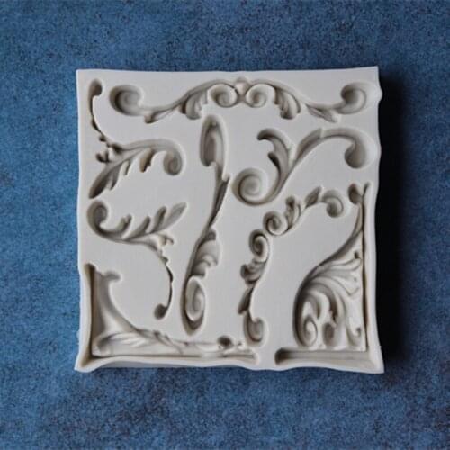 Manufacturer Direct Selling Silicone Caramel Molds Chocolate Candy Tool European Lace Lace DIY Cake Decoration Tools A219