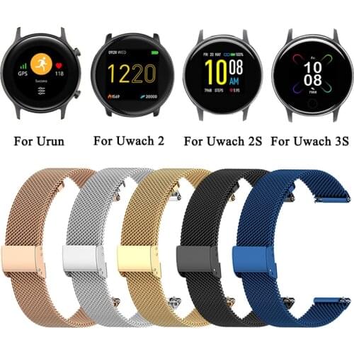 Watch Strap For Umidigi Uwatch 3S/2S/2 Bands Bracelet For Umidigi Urun S Urun Metal Wristband Belt Smart Watch Accessories