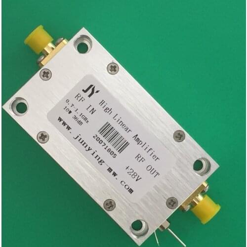 RF Microwave Broadband Power Amplifier 0.7-1.1ghz 0.8g 0.9g High Linear Power Amplifier 10W