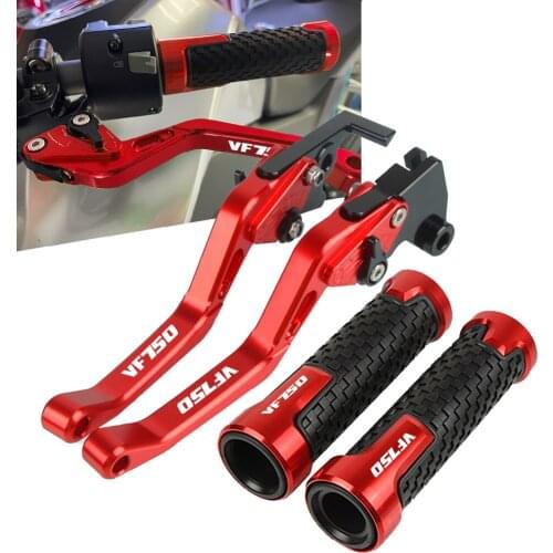 Motorcycle CNC Brake Clutch Levers 7/8'' 22MM Handlebar Handle bar grips For HONDA RVF750R RC45 1994 1995 1996 1997 1998 1999