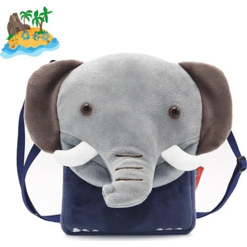 Animal elephant childrens messenger bag cute cartoon Shoulder Bag Girls bag cartoon mobile phone bag