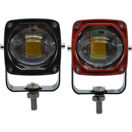2 inch Square LED Driving Light 20W Work Lamp Pods 6000K White/3500K Yellow for Off-road Cars Trucks SUV ATV Motorcycle Boat 12V